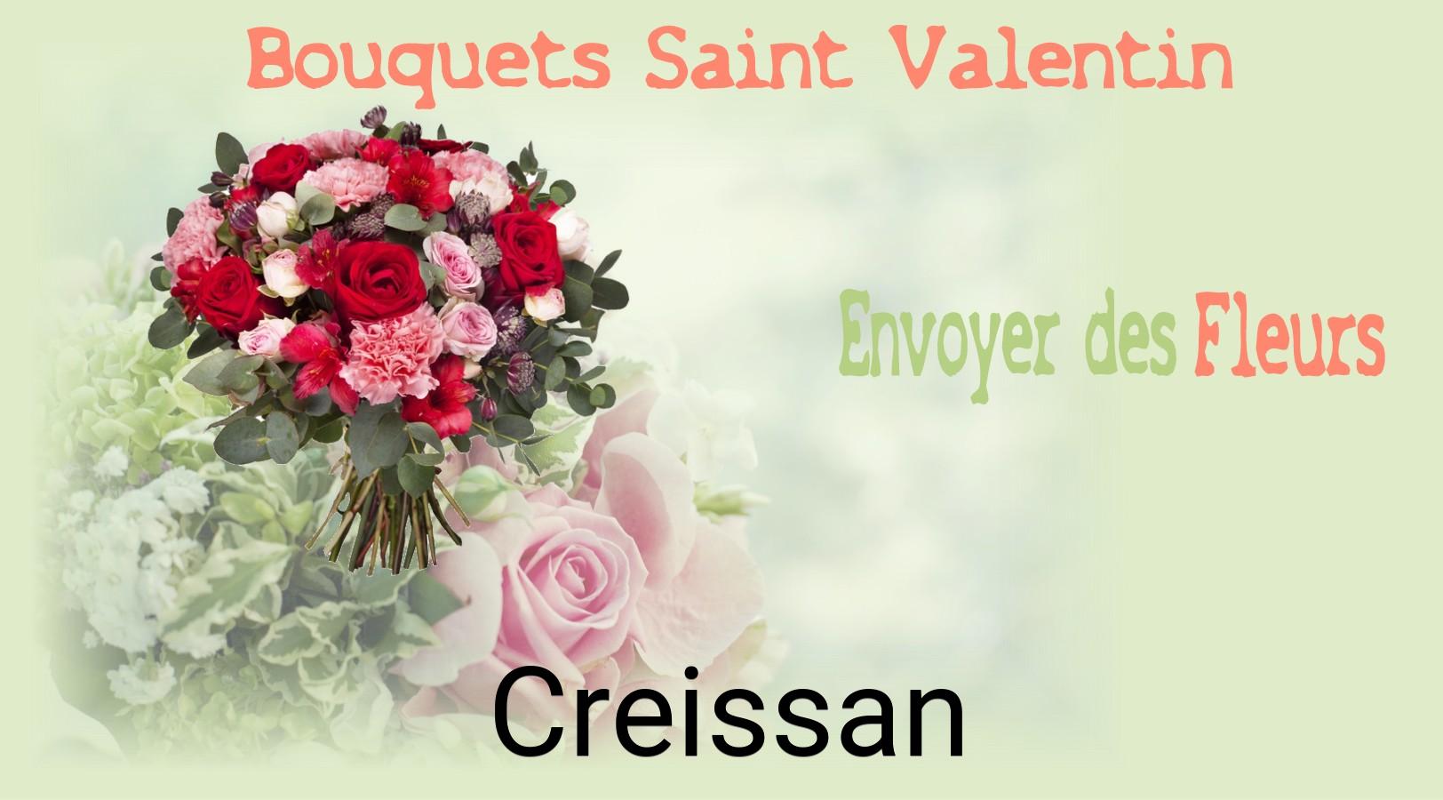 Roses de Saint-Valentin livrées à Creissan